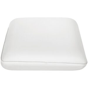 Memory foam pude, nakkestøttepude med aftageligt betræk, ergonomisk 60 x 40 cm, cremehvid